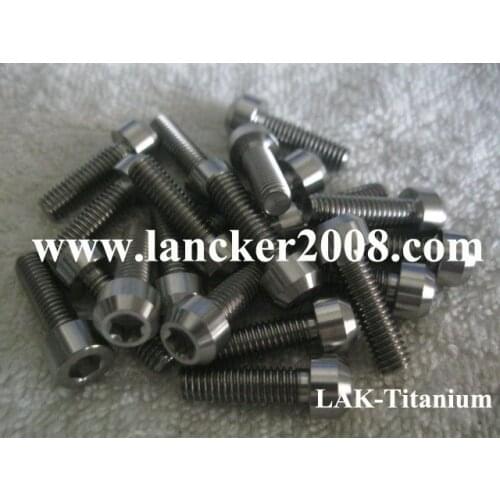 M5x5 10 13 15 18 20 22 25 30 35 40 45 50 Titanium trox/hexalobular socket cap head with chamfer screw/bolt for Motor