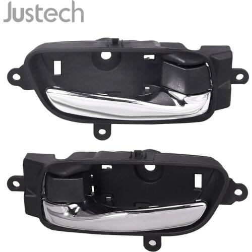 Justech Car Inside Interior Door Handle Left 80671-3TA0D 80670-3TA0D Chrome Handle For Nissan Altima Pathfinder Titan