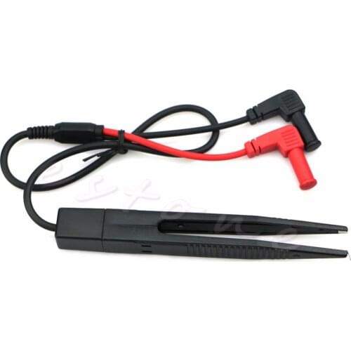 Chip Test Clip Multimeter Meter Lead Probe Capacitor Resistance Accessories Tweezer