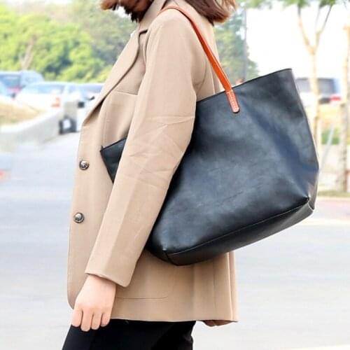 Women Shopping Big Capacity Bag Brand Natural Cowhide Casual Tote Soft Genuine Leather Single Shoulder Bags Office Lady Handbag