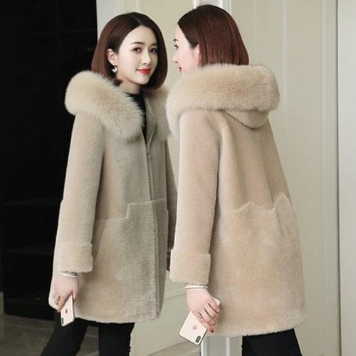 Faux Fur Particles Lamb Wool Velvet Coat Womens Mid-length 2020 New Autumn And Winter Coat Korean Loose Mink Velvet Coat