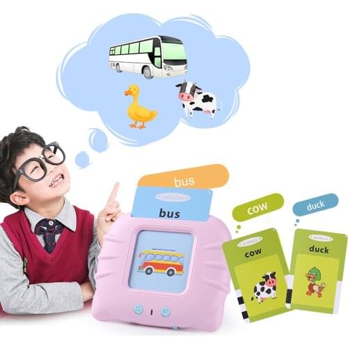 Audible Learning Machine Audible Flash Cards with Sound for Baby Flash Cards Electronic Educational Learning Toys for Kids Gifts