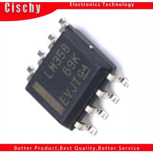 10pcs/lot LM358DR SOP8 LM358 SOP LM358DT SOP-8 SMD LM358DR2G IC In Stock