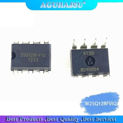 2PCS W25Q128FVIQ 25Q128FVIQ DIP8 16MB flash memory integrated circuit
