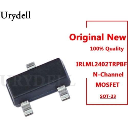 20pcs IRLML2402TRPBF IRLML2402 N-Channel HEXFET Power MOSFET SOT-23 New and Original