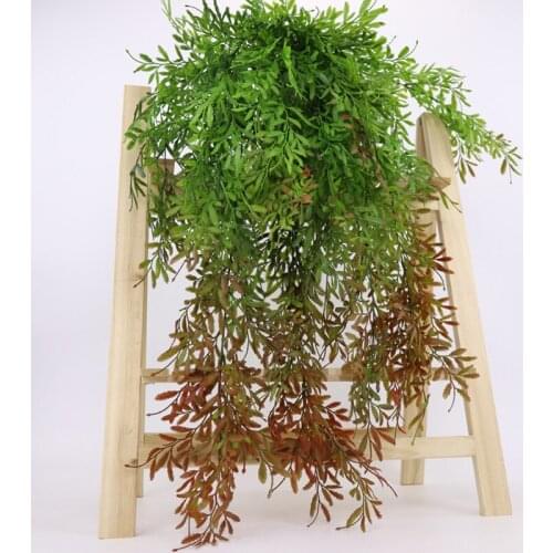 5 Forks Artificial Flowers 84cm Willow Rattan Home Garden Decoration Fake Foliage Flowers Ivy Vines Artificial Green Plant