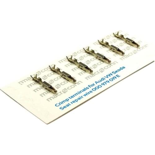 50/100pcs/lot Crimp Terminals (Pins) For Repair Wire 000979019E For Audi VW Skoda Seat