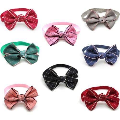 50 Pcs Pet Dog Cat Bow Tie Pet Grooming Product Adjustable Dog Accessories Collar Bow Ties Pet Supplies