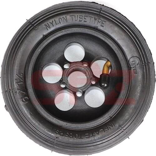 6x1 1/4 tires suitable for scooter inflatable wheel aluminum plastic wheel inner tube electric scooter 6 inch pneumatic tire