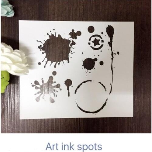 Scrapbooking tool card DIY album masking spray painted template drawing stencils laser cut templates Art ink spots KW660114