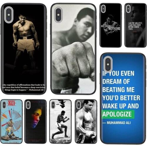 Black Hoesjes Trend Muhammad Ali King Of Boxing Usa Fiyat For Huawei Nova 8 7 6 3 SE Mate 40 30 20 20X 10 Lite Plus Pro Y5 2018