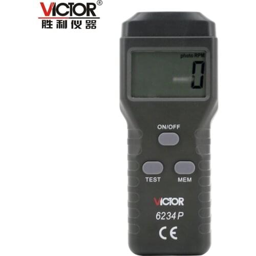 VICTOR VC6234P Digital Laser non-contact tachometer photoelectric Tachometer