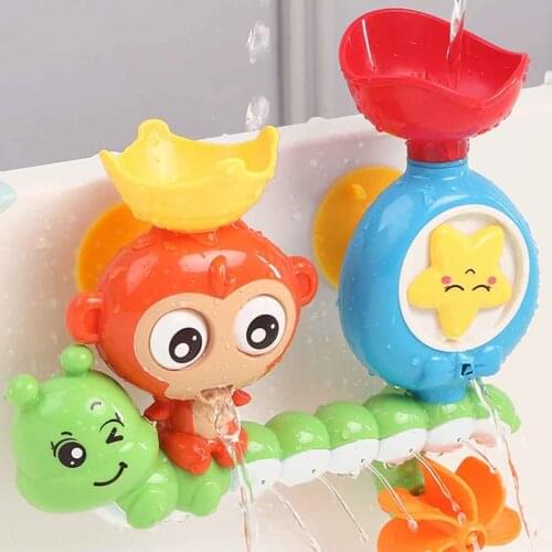 Baby Bath Toy Cartoon Monkey Water Spraying Bath Toys For Kids Boys Girls Bathtub Funny Bathing Shower Watering Toys Speelgoed