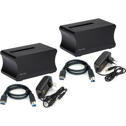 Orico USB 3.0 to SATA HDD Docking Station Dual Bay SSD Enclosure Base 3.5Inch