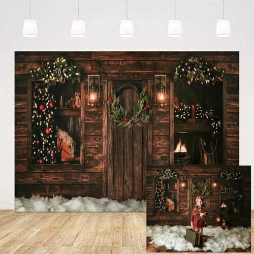 Photography background christmas rustic wood floor background for photo studio newborn portrait photographic studio photocall