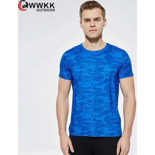 Couple T-shirt Men&Women Short-Sleeved RoundNeck Summer Breathable Camping Hiking Fast-Drying Camouflage Mountaineering T-shirt