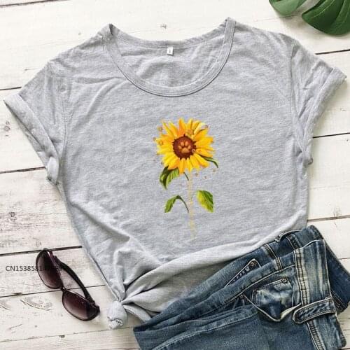 You Are My Sunshine T-Shirt Funny Sunflower Dog Paw Tees Tops Aesthetic Women Christian Inspirational Quote Tshirt Premium