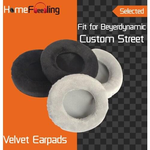 Homefeeling Earpads for Beyerdynamic Custom Street Headphones Earpad Cushions Covers Velvet Ear Pad Replacement