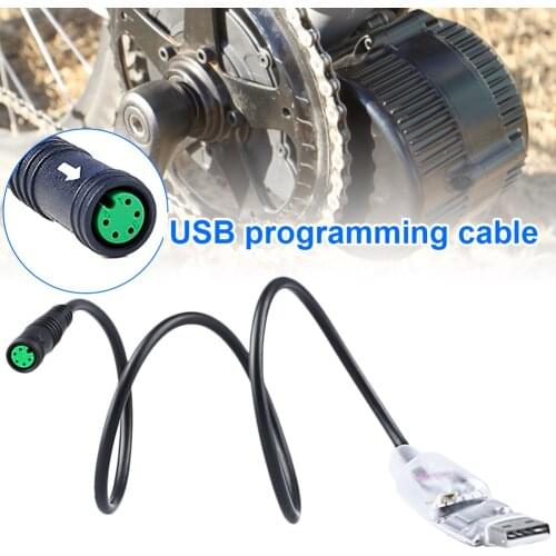 Electric Bike Programming Cable 5Pin USB Cable Female For Bafang Programming For BBS01 BBS02 BBSHD Mid Drive Motor Accessories