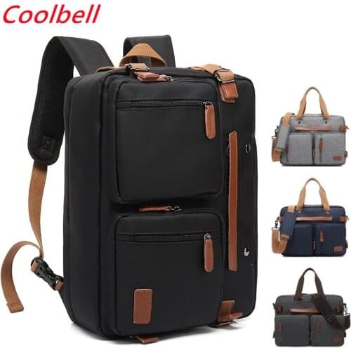 Cool Bell Brand Messenger Backpack Laptop Bag 15.6,17.3 Inch Notebook Waterproof Shoulder Case,Man Lady Packsack,Dropship V245