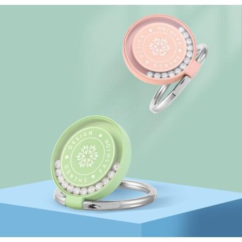 Luxury Metal Mobile Phone Ring Holder Magnetic Car Bracket Socket Telephone Ring On The Phone Stand For Mobile Phones Iphone