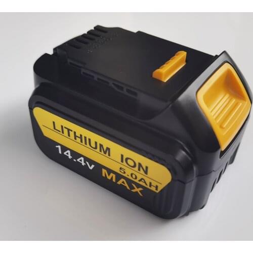 US 14.4V 5000mah Rechargeable Li-ion battery pack for Dewalt cordless Electric drill screwdriver DCB140, XR DCB140-XJ,DCB-141
