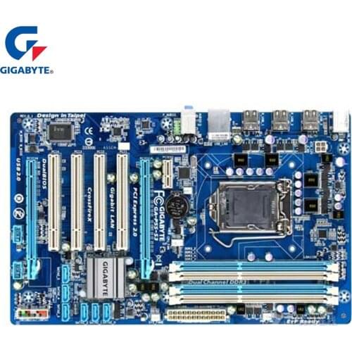 Gigabyte GA-P55-S3 100% Original Motherboard LGA 1156 DDR3 16G H55 P55 S3 P55-S3 Desktop Mainboard Systemboard Used Mother board