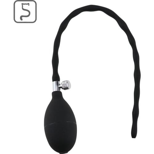 Inflatable Horse Eye Urethral Tube Silicone Rod Male Masturbator Tube Silicone Rod Male Masturbator