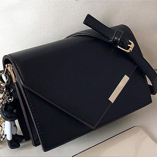 New Womens Designer Pu Leather Square Shoulder Bags With Chain High Quality Retro Messenger Travel Bags And Purse 2021 Trend