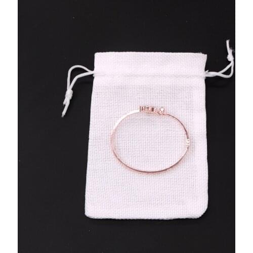 Wholesale New 10pcs/lot Pure White Jute Bags Jewelry Bags And Gift Packing 10x14cm Jute Bags Accept Customers Size And Requests