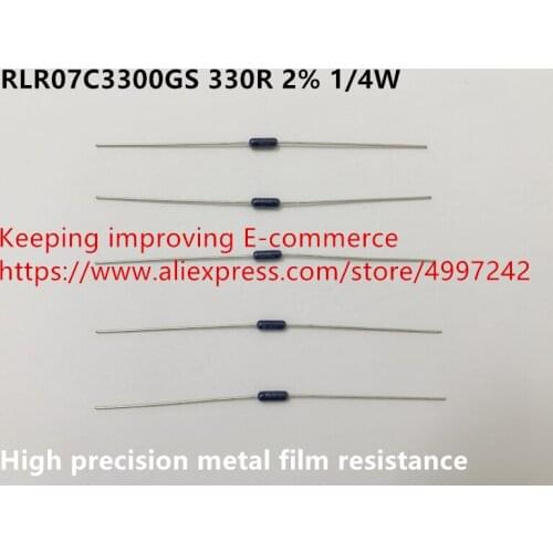 Original new 100% RLR07C3300GS 330R 2% 1/4W high precision metal film resistance (Inductor)