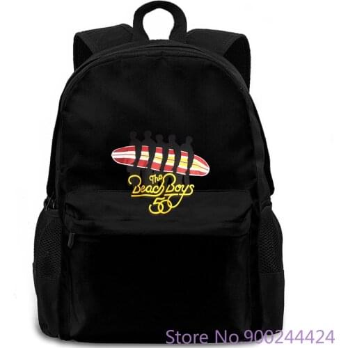 Authentic THE BEACH BOYS 50th Anniversary Surfboard M L XL XXL NEWLoose Black Men Homme s backpack