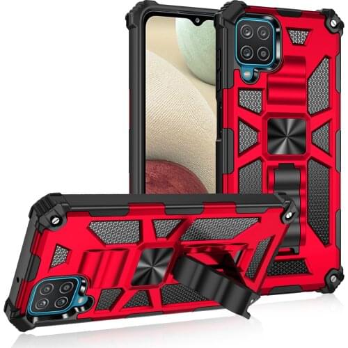 For Samsung Galaxy A02 A02S A12 A32 Case Hard With Stand Armor shockproof Camouflage protect Back Cover Case For Samsung A52 A72