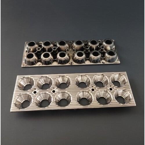 #PXVK-136 High quality Led Reflector Cup, Headlight Reflective Cup, Size: 136X46X9.8mm, Surface: Plating, PC Materials