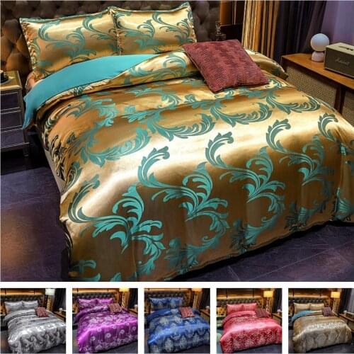 2021 Luxury 2 or 3pcs Bedding Set High Quality Duvet Cover Sets 1 Quilt Cover + 1/2 Pillowcases Twin Double Full Queen King