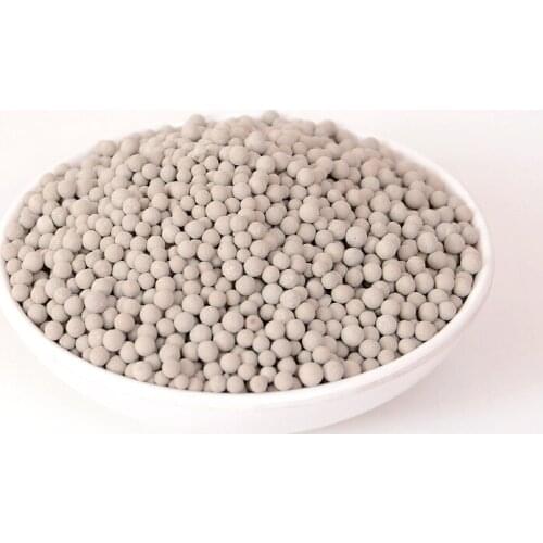 3-5mm spherical Diatomite particles for formaldehyde absorption air purification in new car house decoration