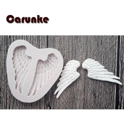 Angel wing silicone mold horse wing fondant mold Cake Decorating Mold birthday cake moulds chocolate gumpaste moulds
