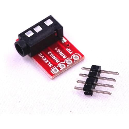 High Quality 10pcs/lot CJMCU-TRRS 3.5mm stereo headphone MP3 audio video microphone Block Interface Modules