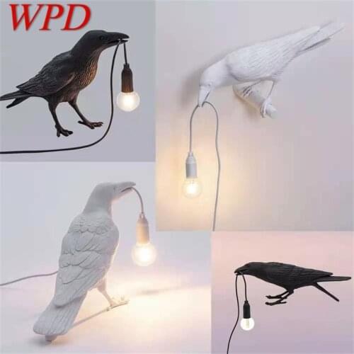 WPD Table Desk Lamps LED Resin Modern Nordic Creative Lucky Bird Decoration Light For Home