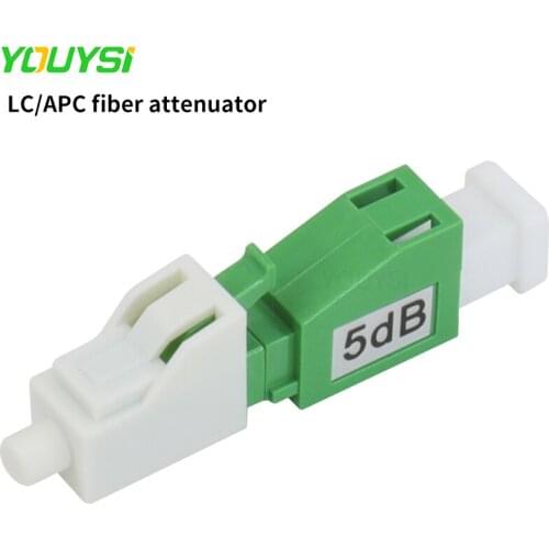 2pcs LC/APC fiber attenuator female to male plug type 1 3 5 7 10 15 20dB FTTH Fiber Optic Attenuator
