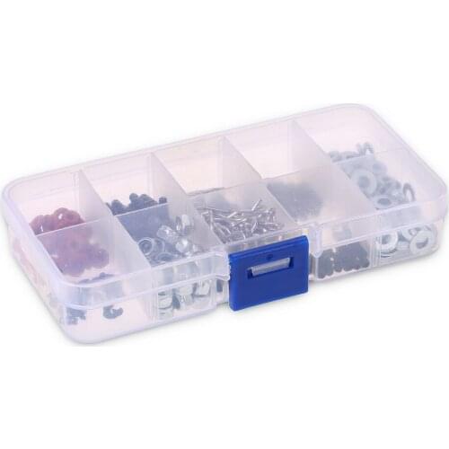 340 Pieces Metal Repair Tool Screws Box Set for HSP Axial SCX10 D90 RC Car