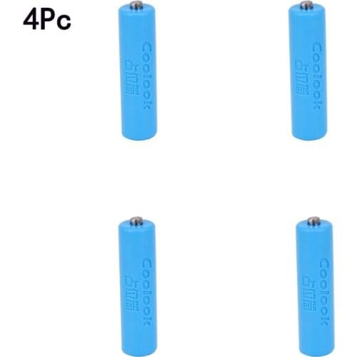 4Pc AAA 10440 Size Dummy Fake Battery Case Shell Placeholder Cylinder Conductor