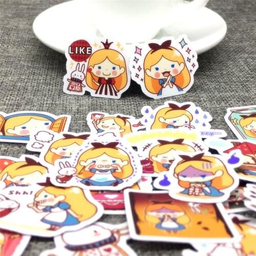 40 pcs Beauty little servant Stickers Scrapbooking Decoration DIY toy phoneAblum Diary Label Sticker Kawaii Stationery
