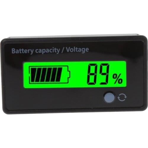 8-70V LCD Acid Lead Lithium Battery Capacity Indicator Voltage Tester Voltmeter Battery Testers Tools
