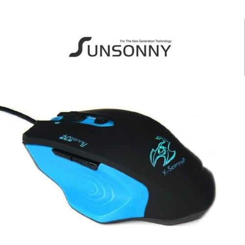 Brand Sunsonny SM-8580 Wired Optical USB Mouse Professional For Video Game Desktop Computer Home Business Office Use Laptop Mice