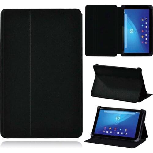 Tablet Case for Sony Xperia Z3 Tablet Compact 8.0"/Z4 Tablet 10.1" Drop Resistance Leather Tablet Protective Shell+Free Stylus