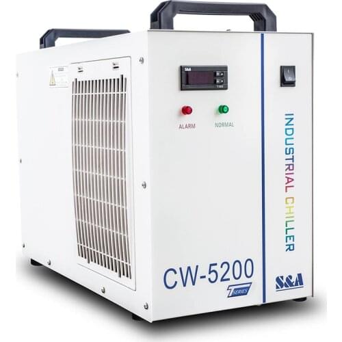 CW-5000TG/CW-5200TH industrial chiller, laser cutting machine, 220V engraving machine, water tank, spindle chiller