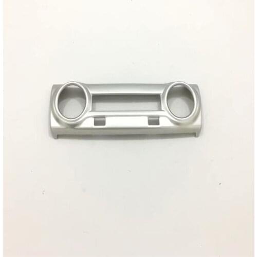 For Hyundai Kona Encino Kauai 2017 2018 2019 ABS Carbon Fiber Auto Air Conditioning Buttons Switch Cover Trim Car Accessories