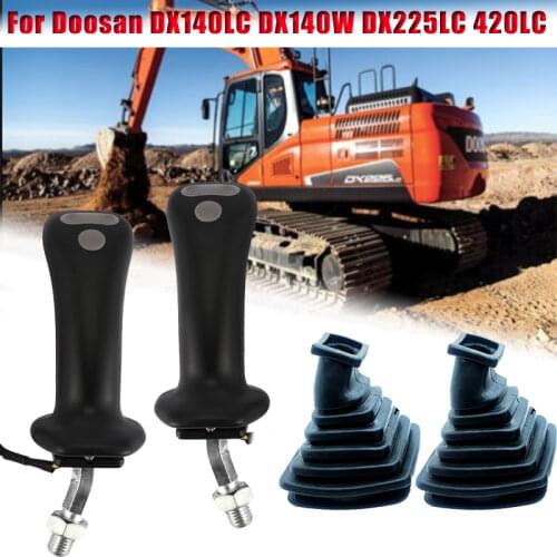 Excavator Joystick Assy Handle Gears 3 Buttons for DX140LC DX140W DX160LC DX170W DX225LC 300LC340LC 420LC 520LC