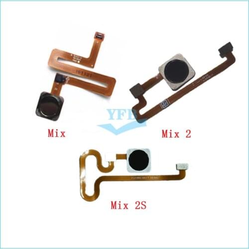 Back Home Button Fingerprint sensor Flex Cable For Xiaomi Mi Mix 2 2s Mix2 Mix2s Replacement Parts